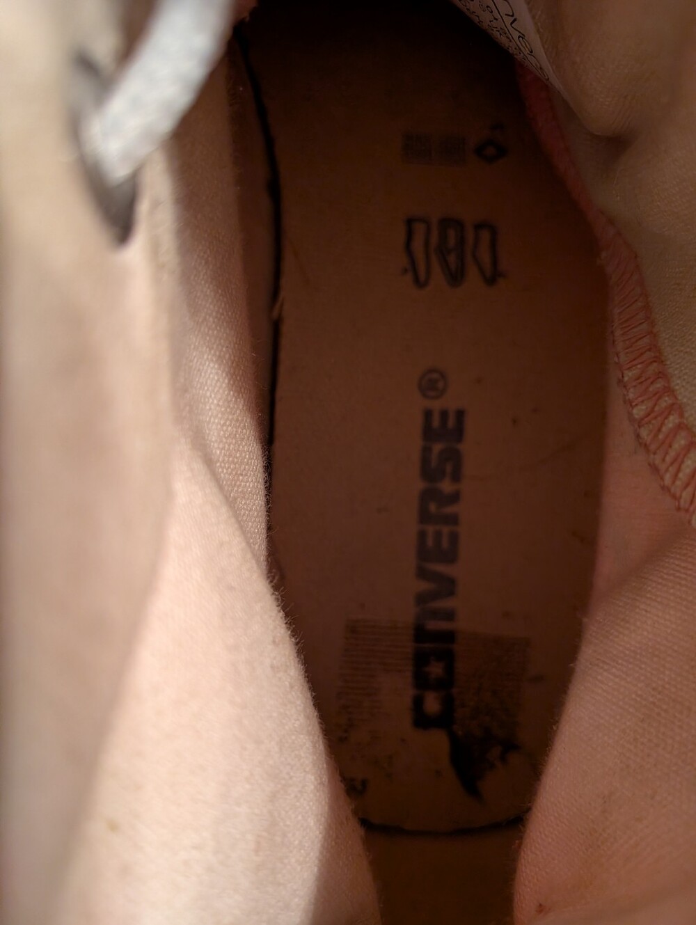 Converse Chuck Taylor Script High Tops, Rare - Picture 5 of 6